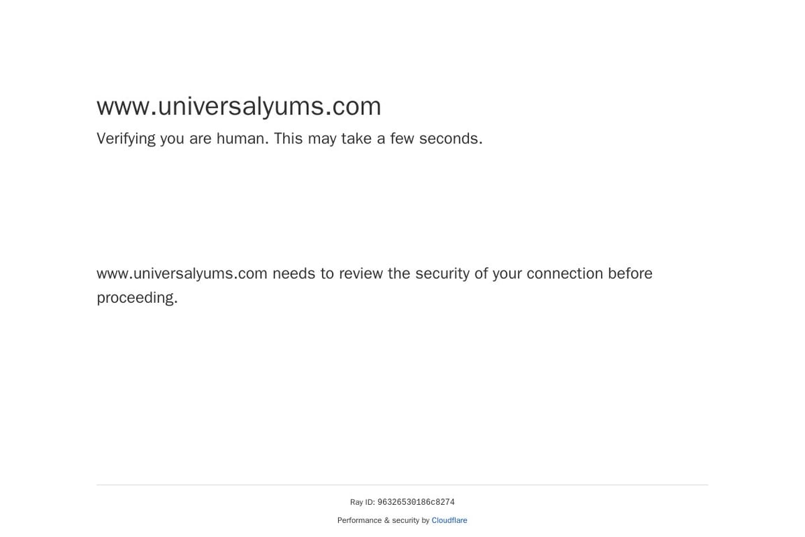 Universal Yums homepage