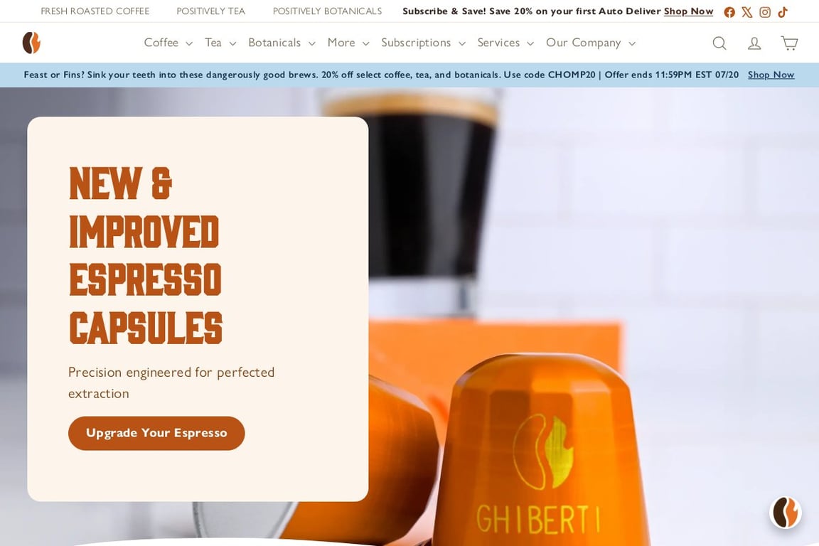 Fresh Roasted Coffee homepage
