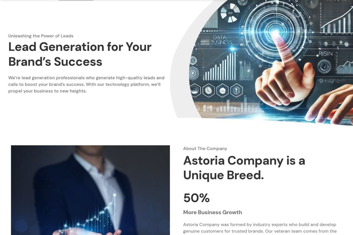 Astoria Company homepage