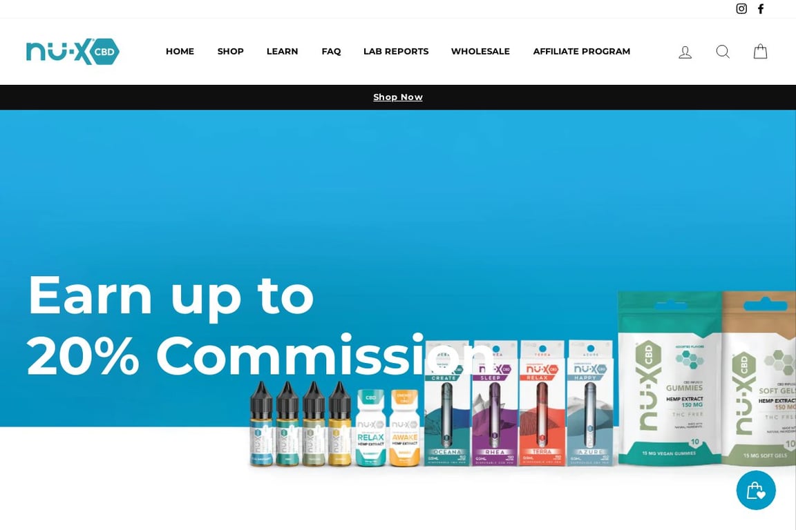 DirectCBD affiliate program signup page