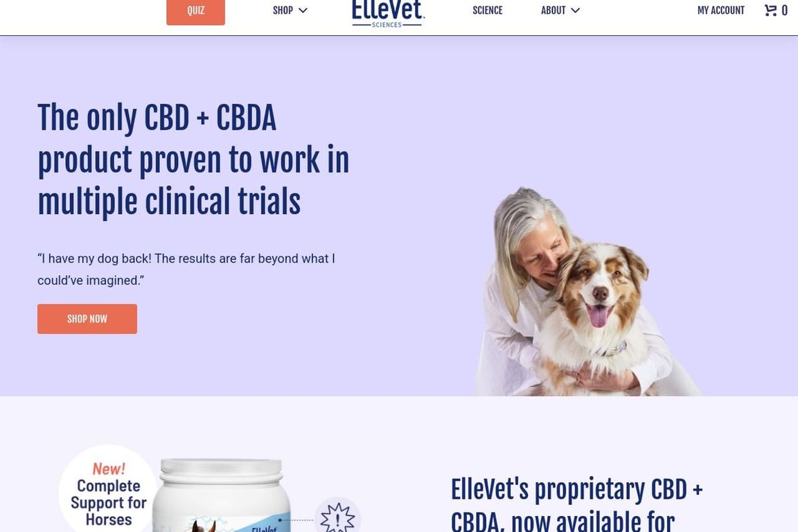 Ellevet Sciences homepage