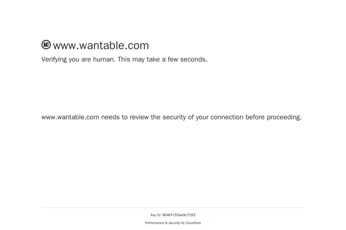 Wantable homepage