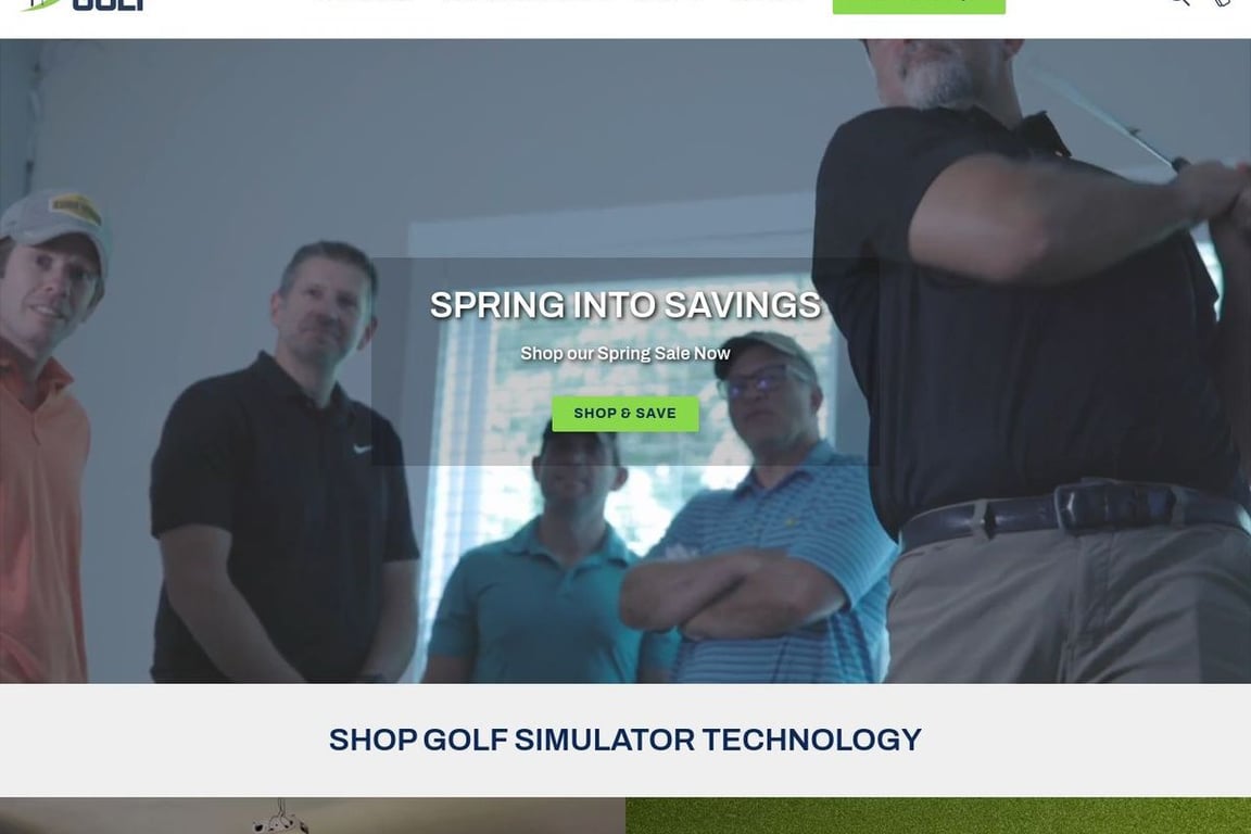 Rain or Shine Golf homepage
