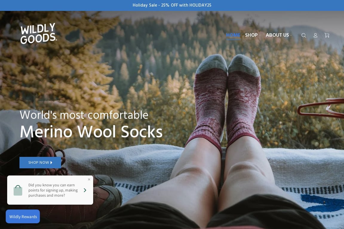 Wildly Good homepage