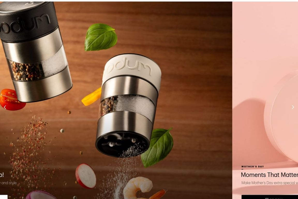 Bodum homepage