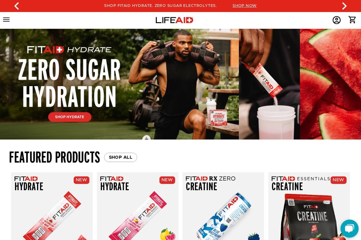 Fitaid Energy homepage