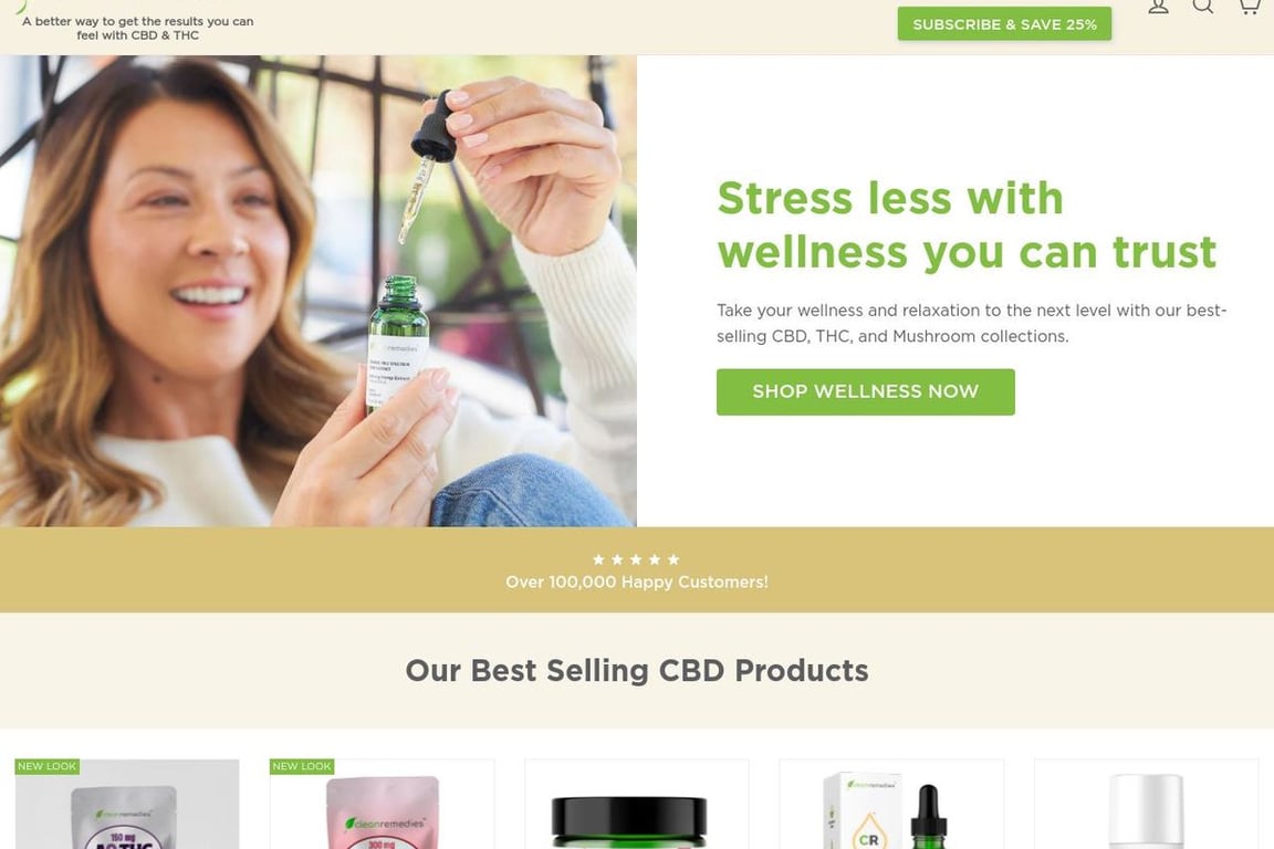 Clean Remedies homepage