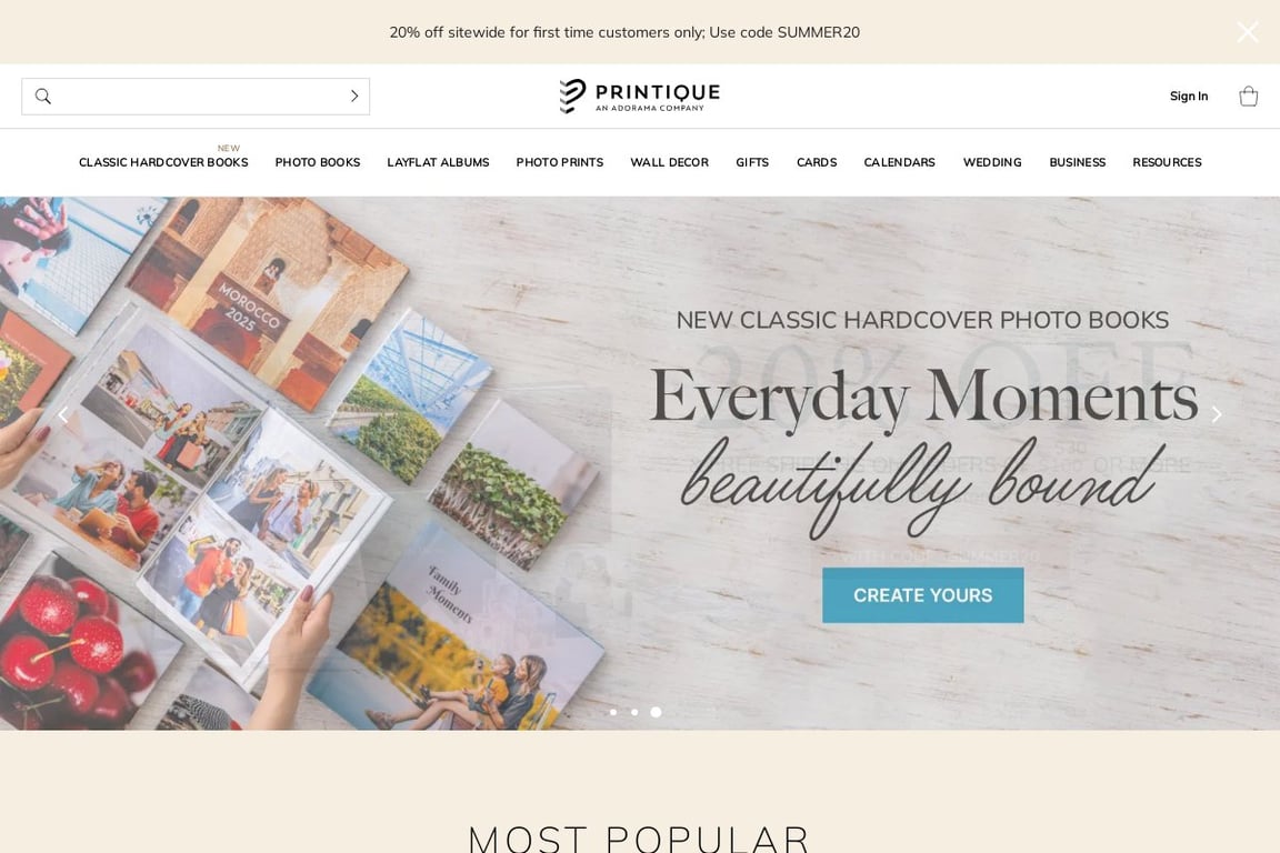 Printique homepage