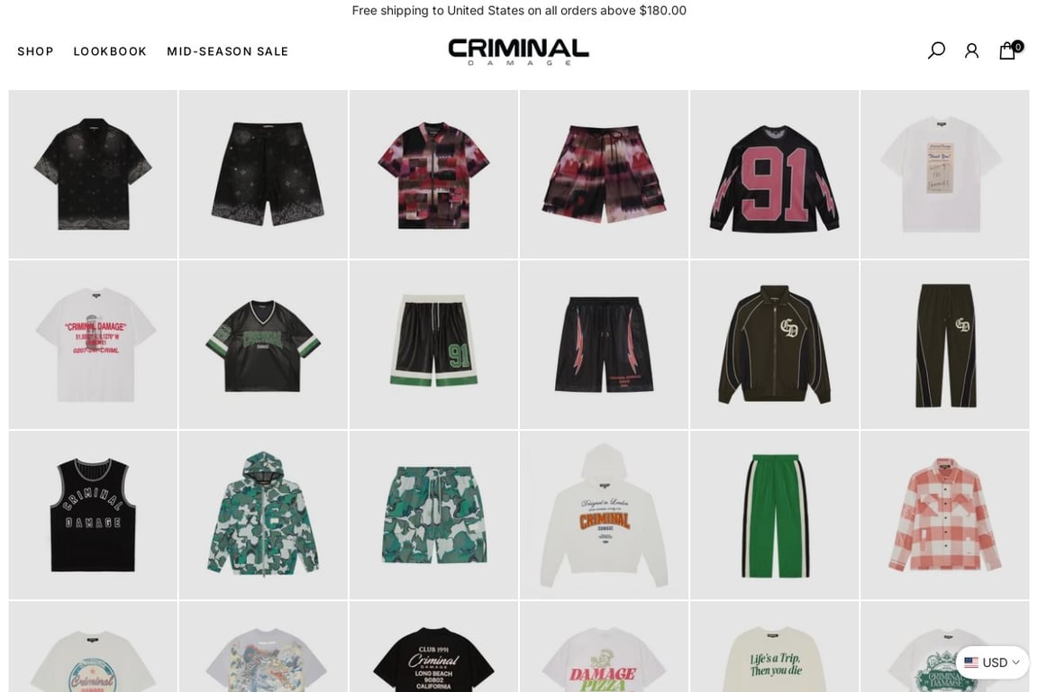 Criminal Damage homepage