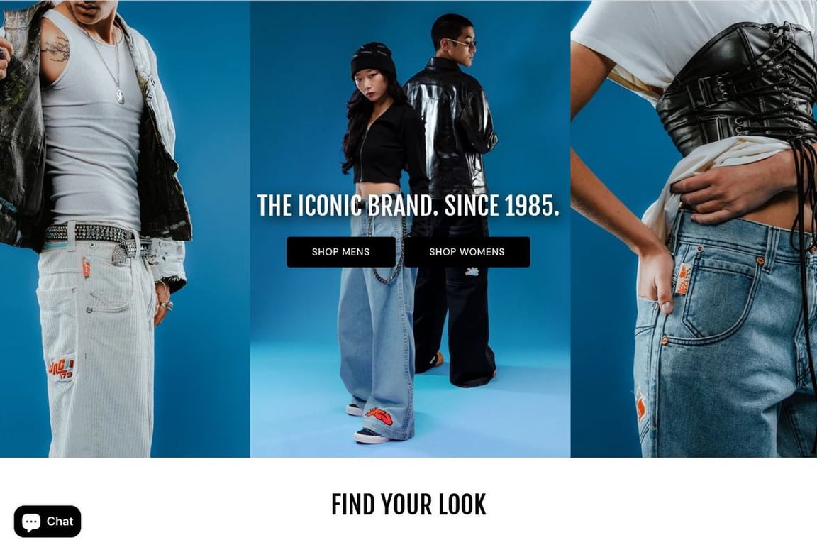 JNCO Jeans homepage