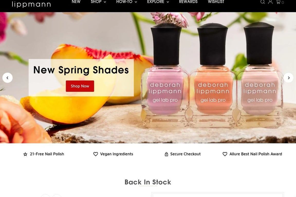 Deborah Lippmann homepage