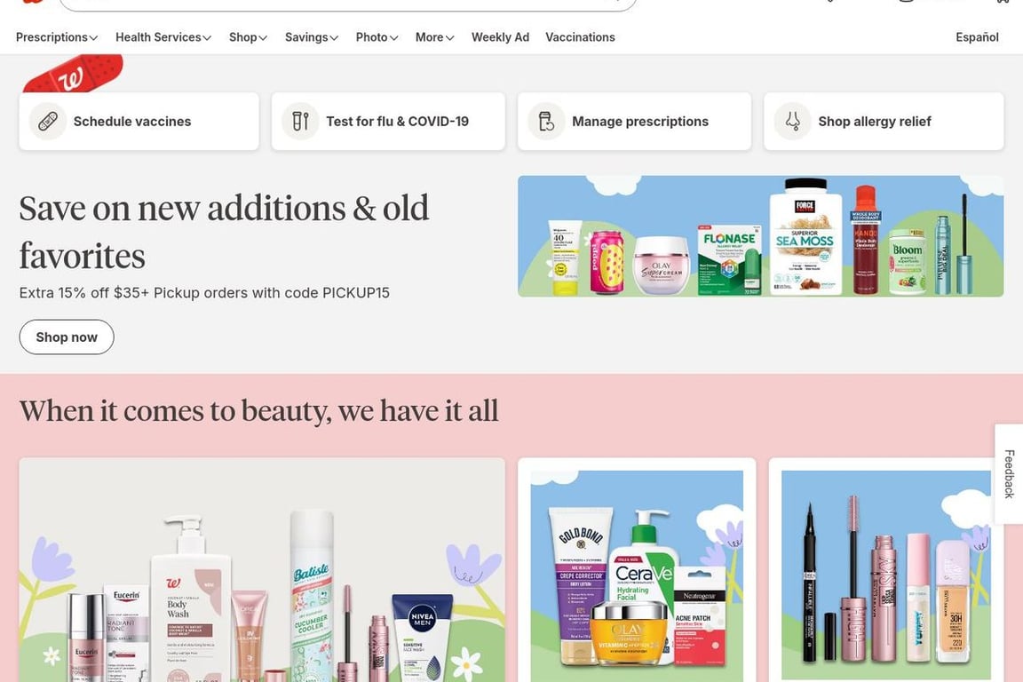 Pharmaca homepage