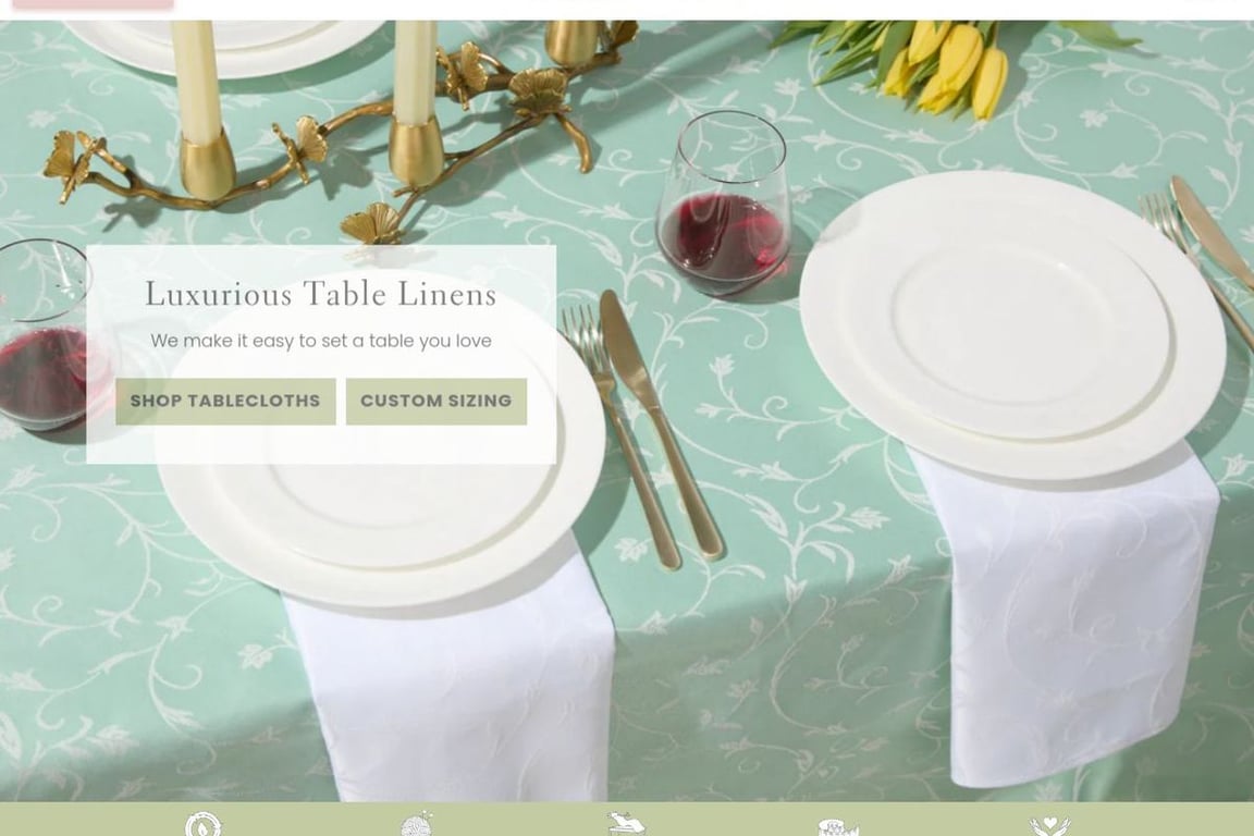 Loom & Table homepage
