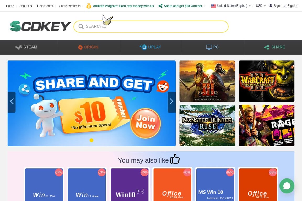 SCDKey homepage