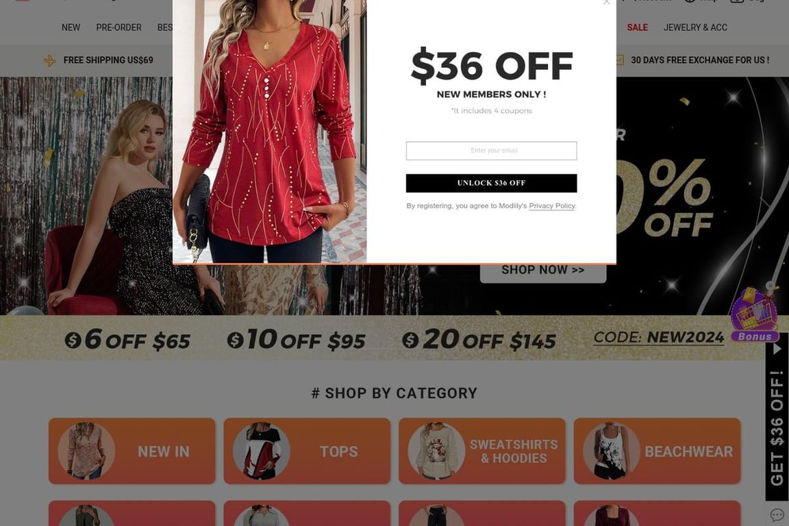 Modlily new customer coupon hot sale code