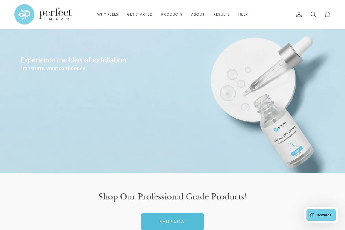 Perfect Image homepage