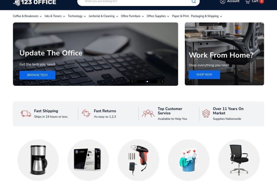 123Office.com homepage