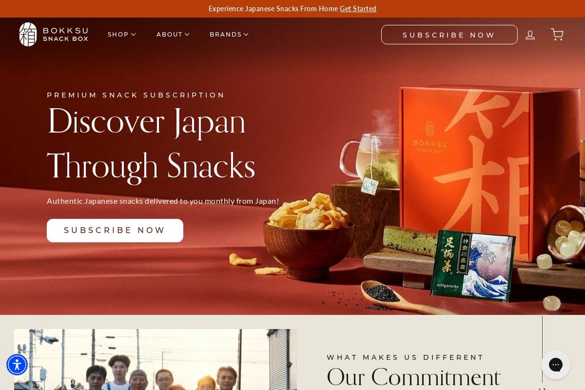 Bokksu homepage