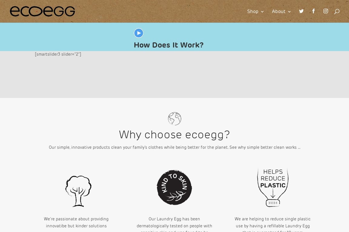 ECOegg homepage