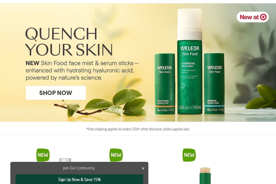 Weleda homepage