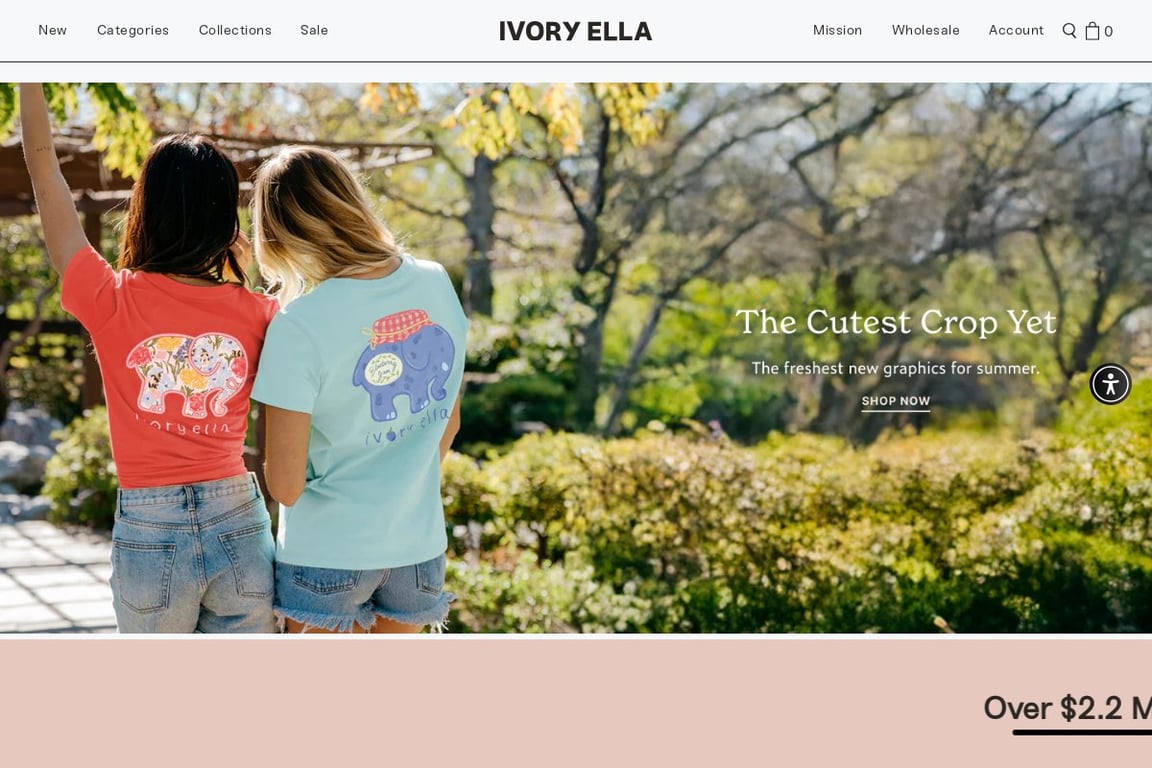 Ivory Ella homepage