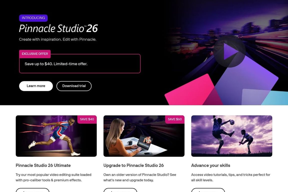 Pinnacle System homepage