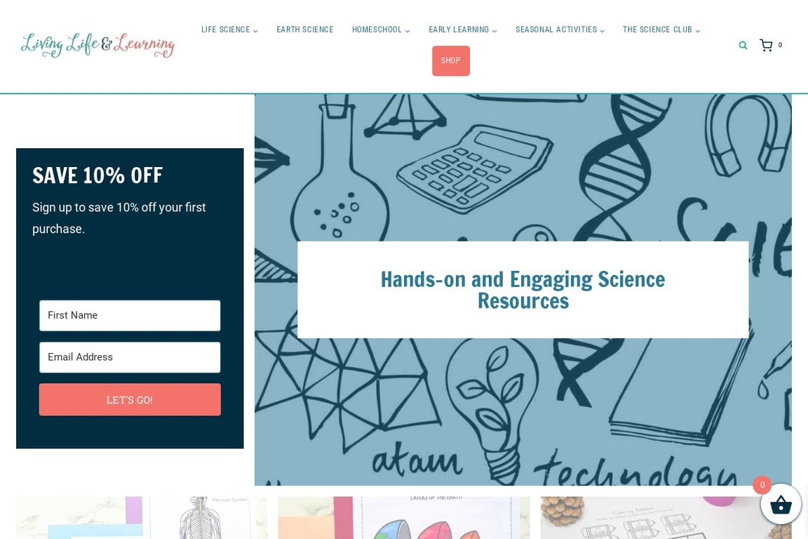 Living Life and Learning homepage
