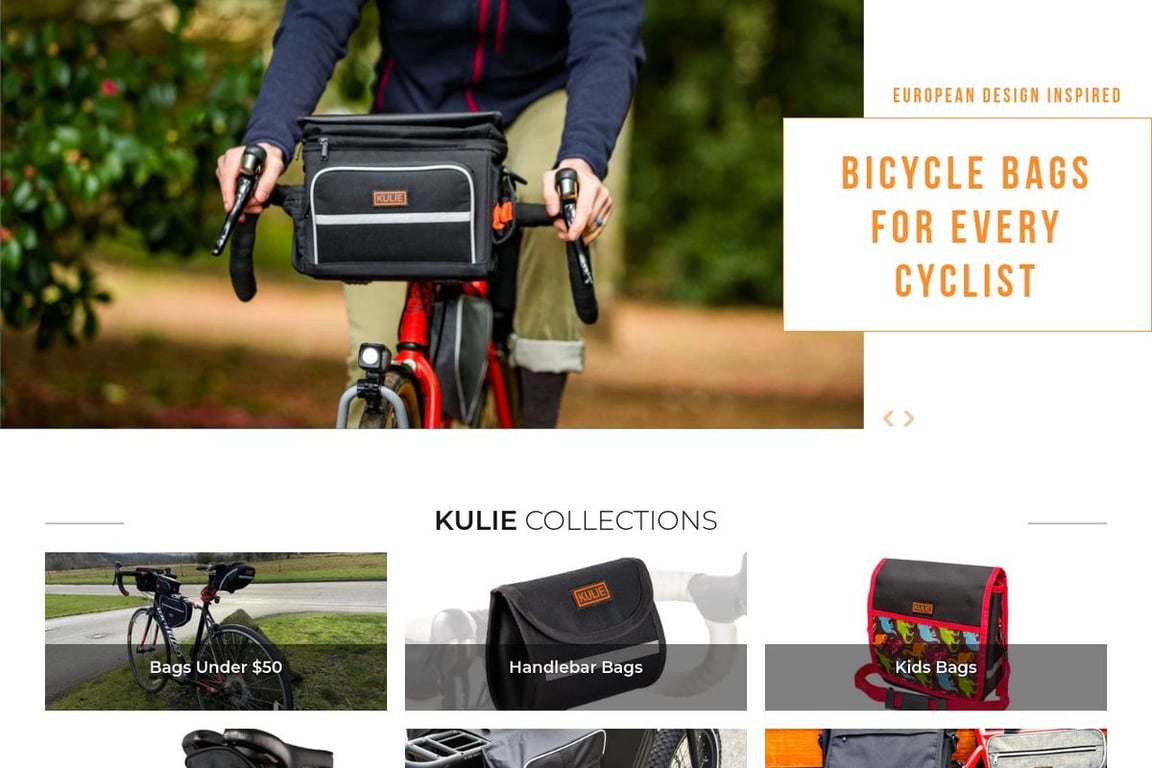 Kulie Bike Bags homepage