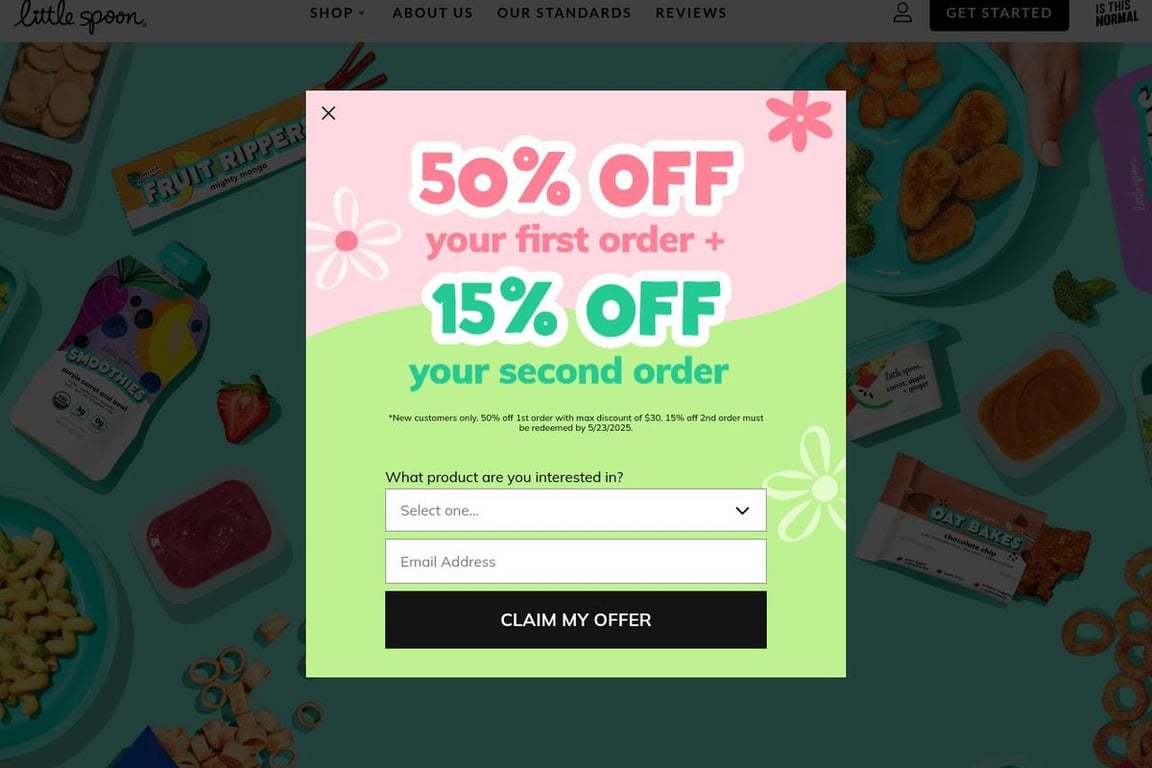 Little Spoon homepage