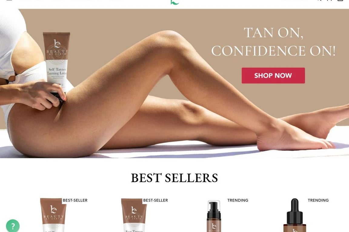 Beauty by Earth Preferred homepage