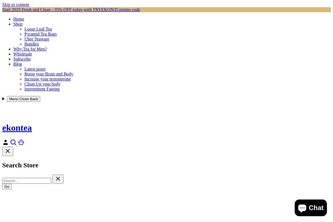 Ekon Tea Preferred homepage
