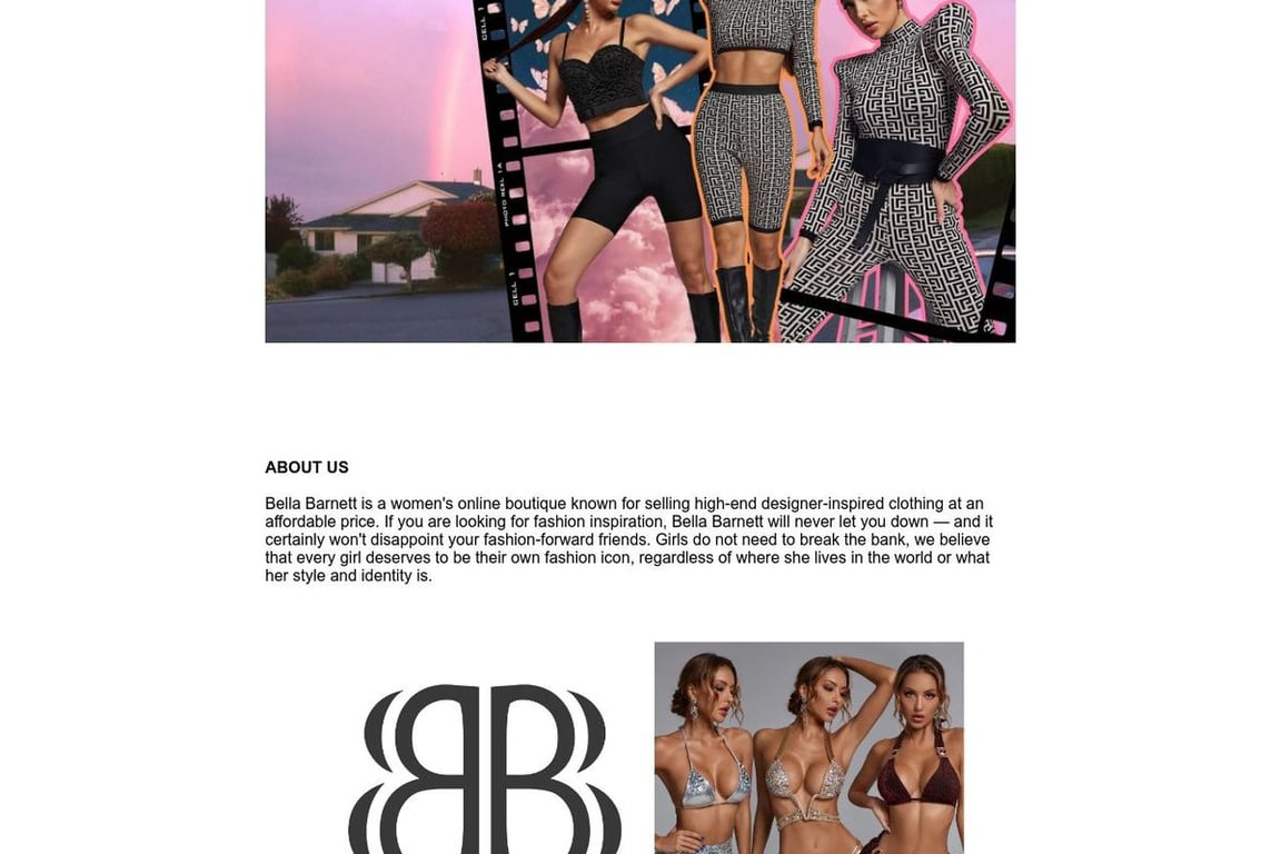 Bellabarnett affiliate program signup page