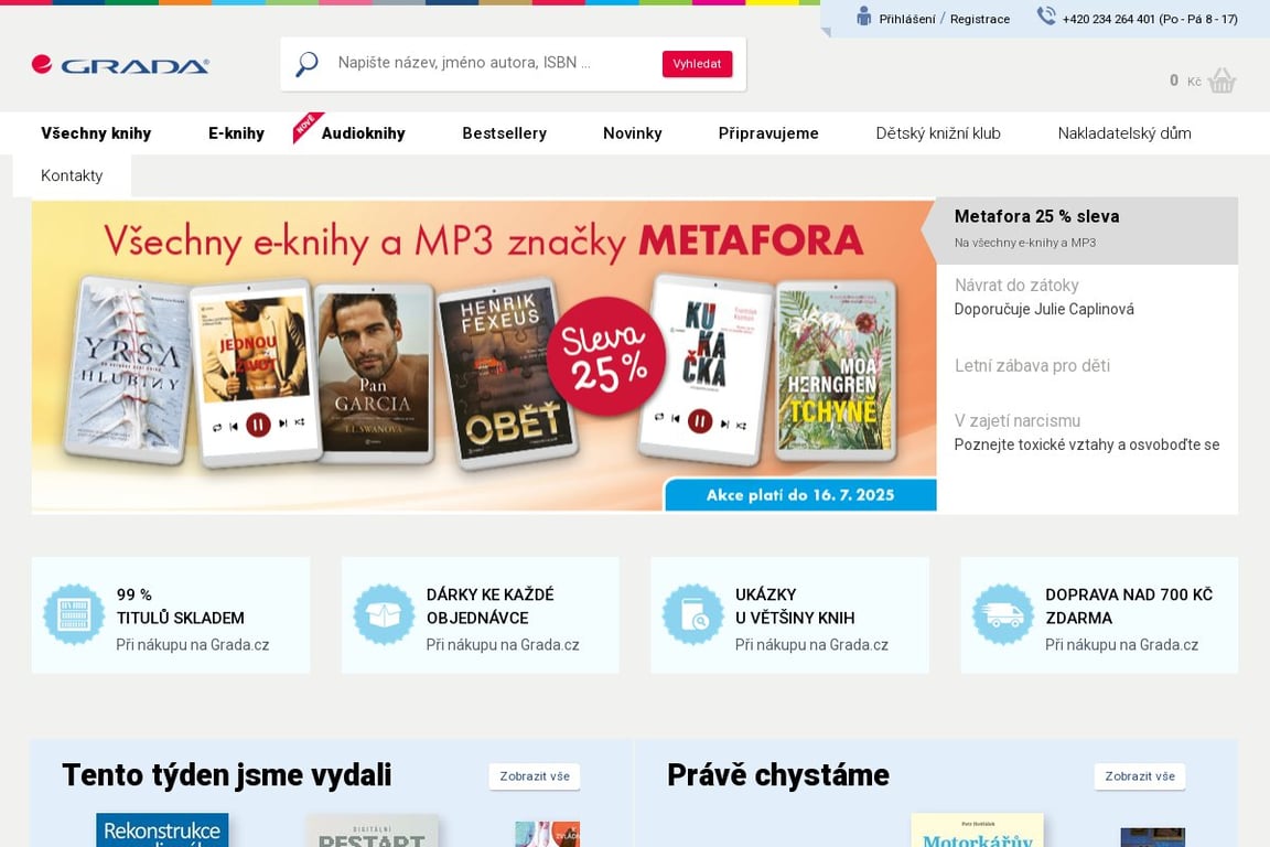 Grada homepage