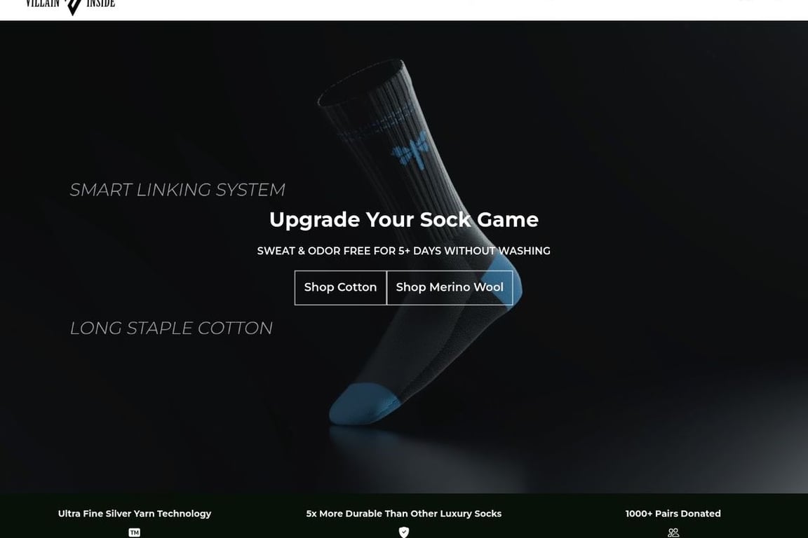 Villain Inside homepage