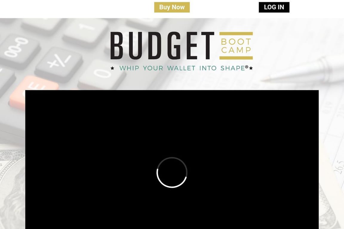 Budget Boot Camp homepage