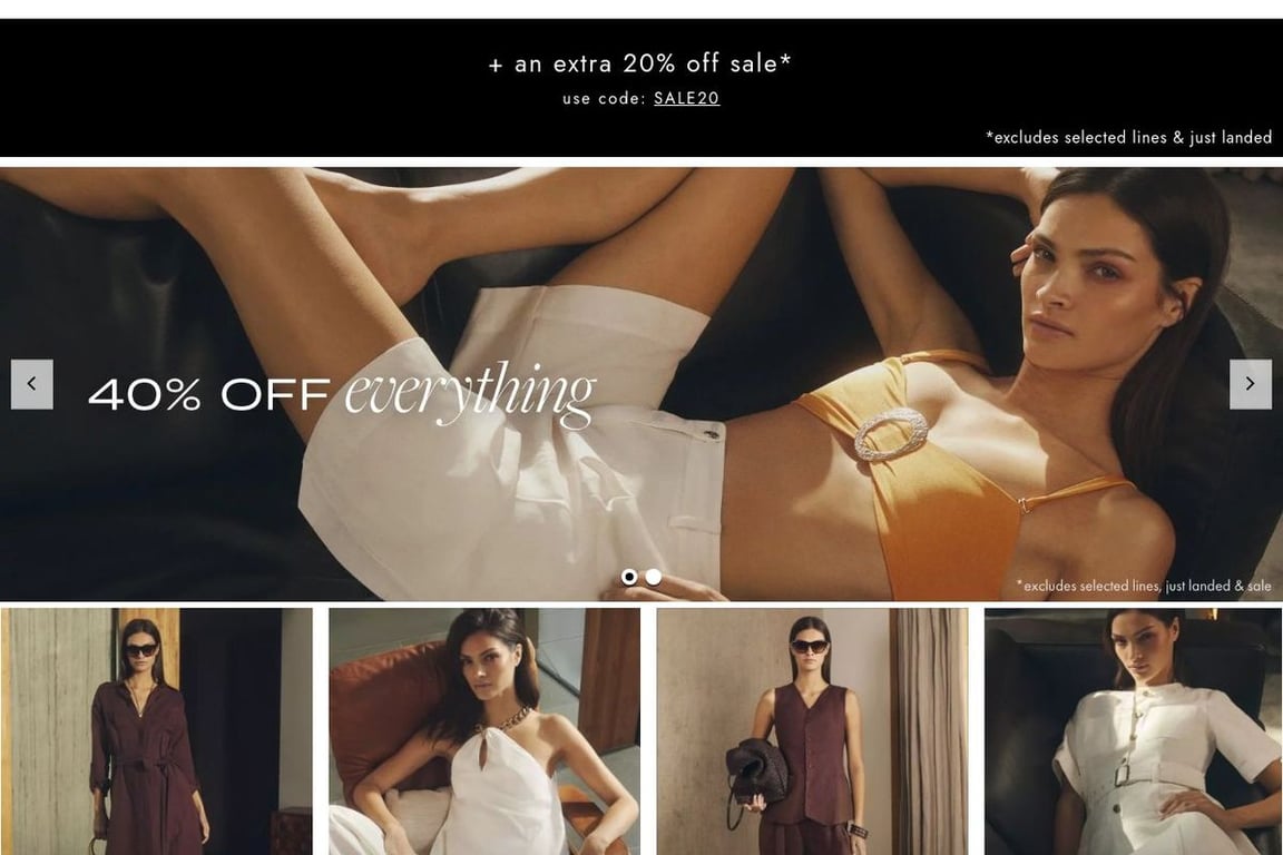 Karen Millen UK homepage