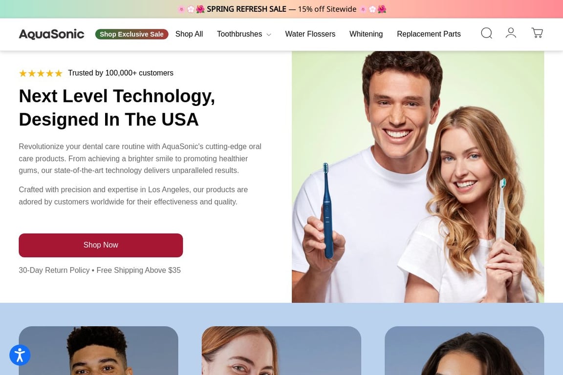 Aquasonic homepage