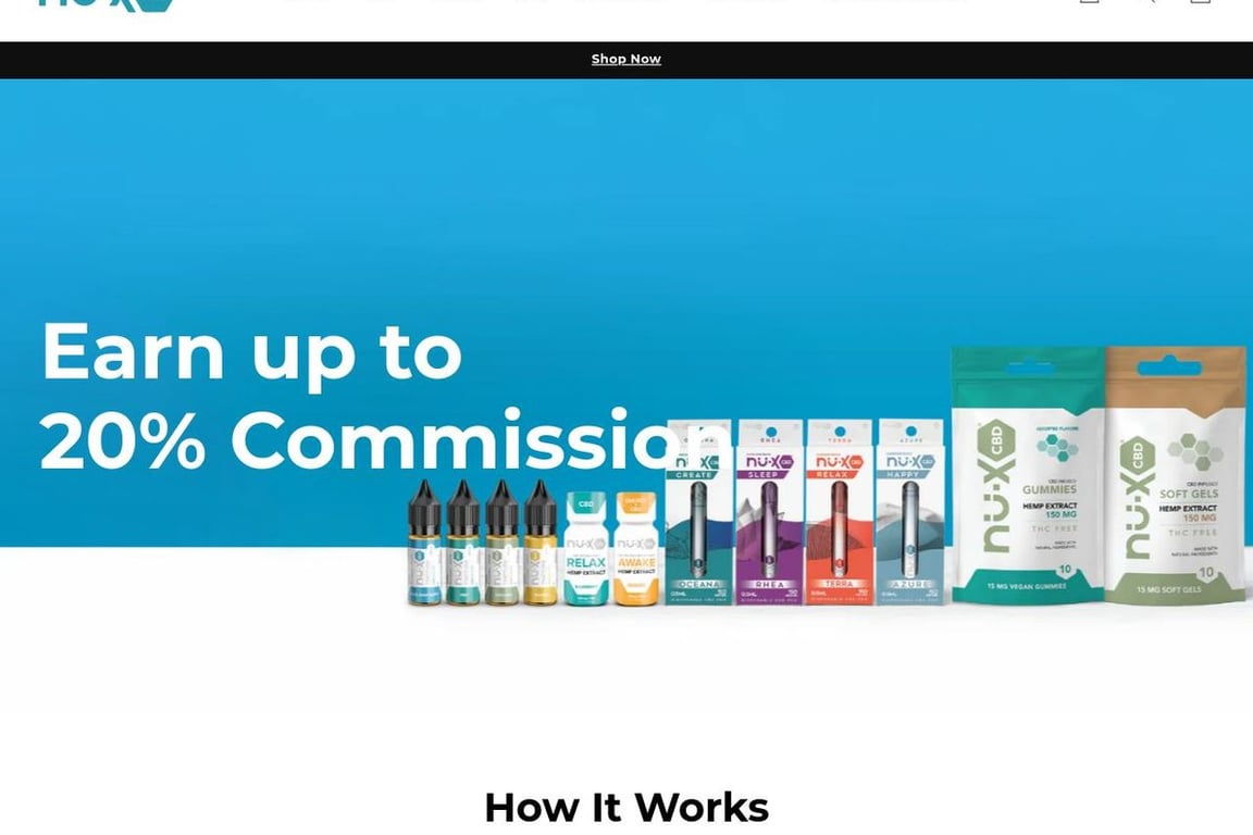 DirectCBD affiliate program signup page