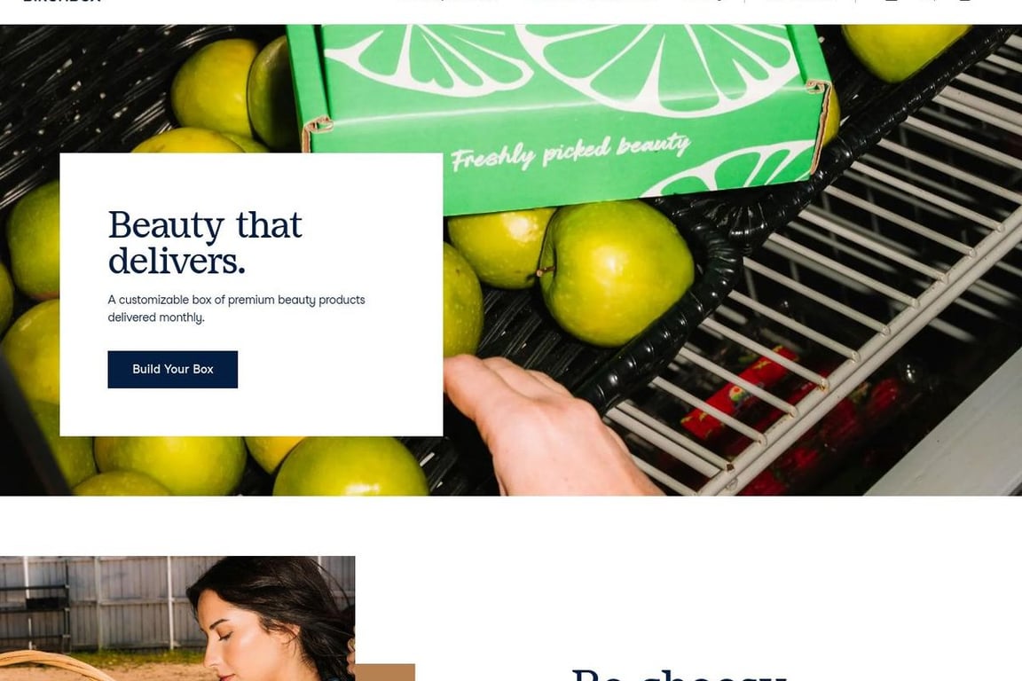 Birchbox affiliate program signup page