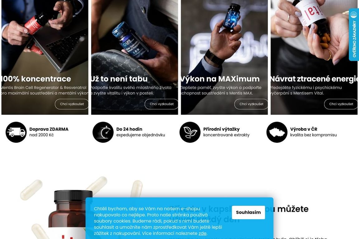 Mentislab homepage