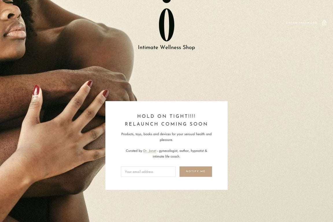 Intimate Wellness Shop (US) homepage