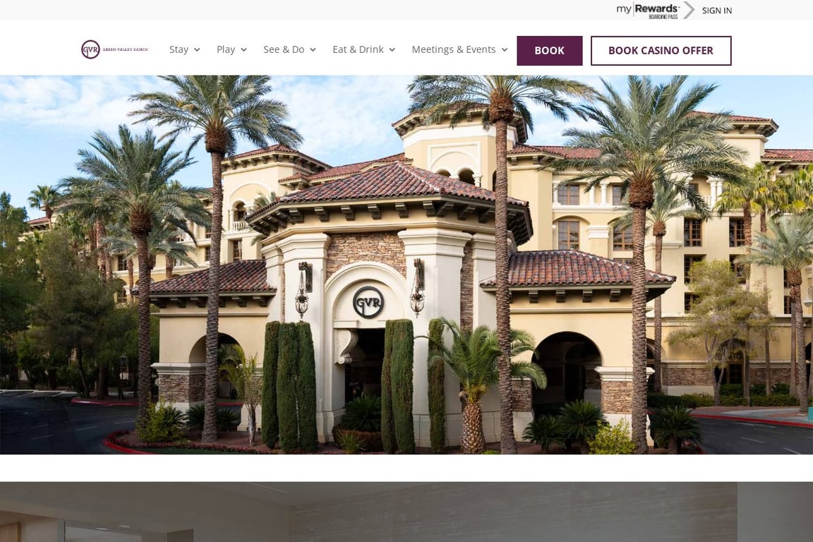 Green Valley Ranch homepage