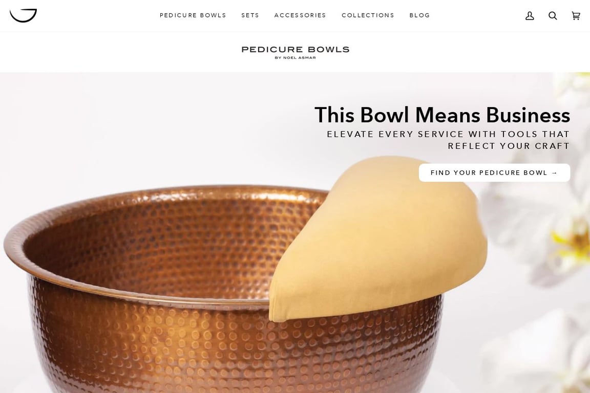 Pedicure Bowls homepage