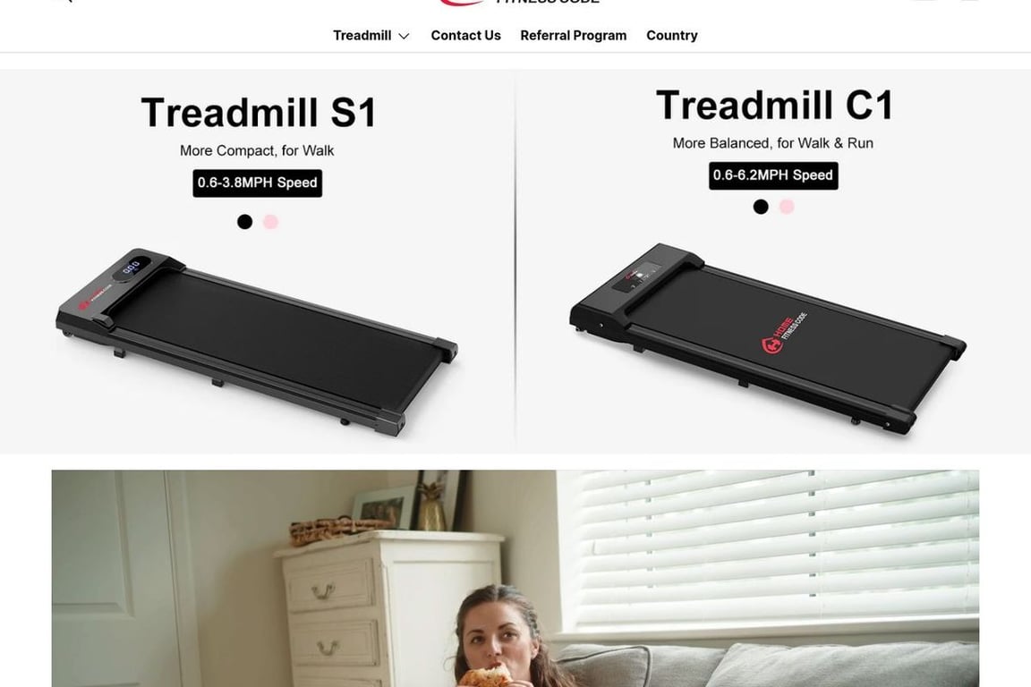 HomeFitnessCode homepage