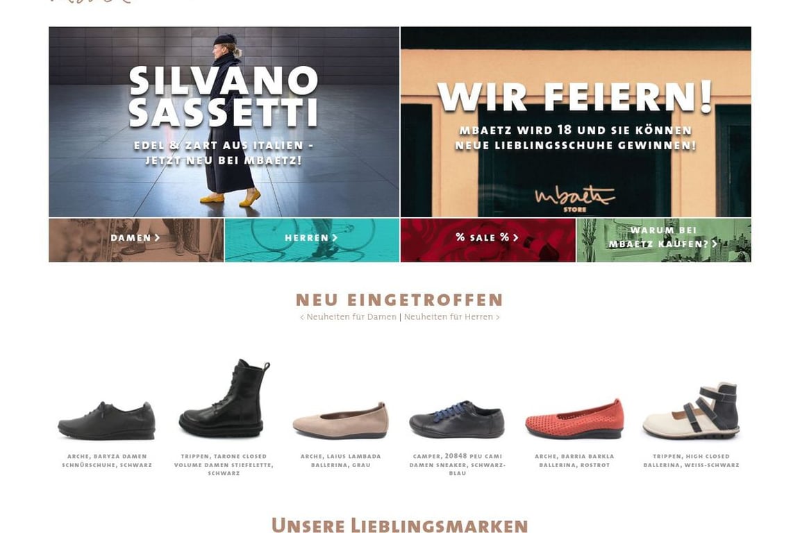 MBAETZ-SHOES homepage