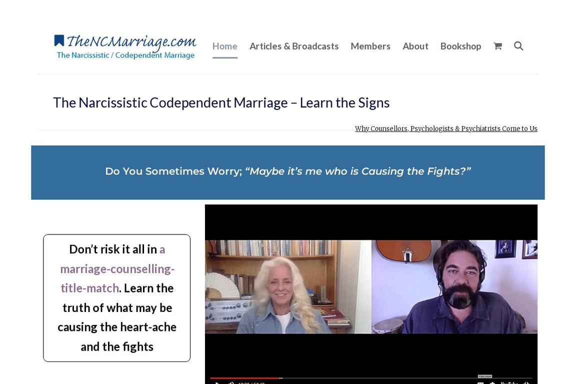 The Love Safety Net homepage