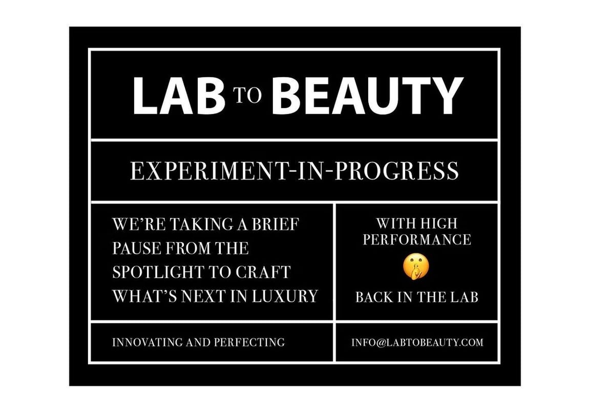 Lab to Beauty homepage