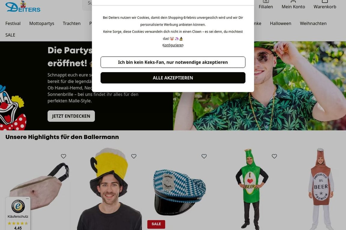 Deiter homepage