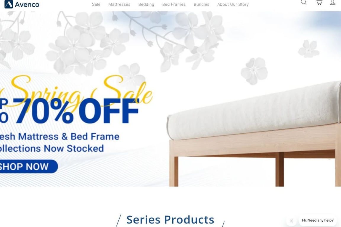 Avenco homepage