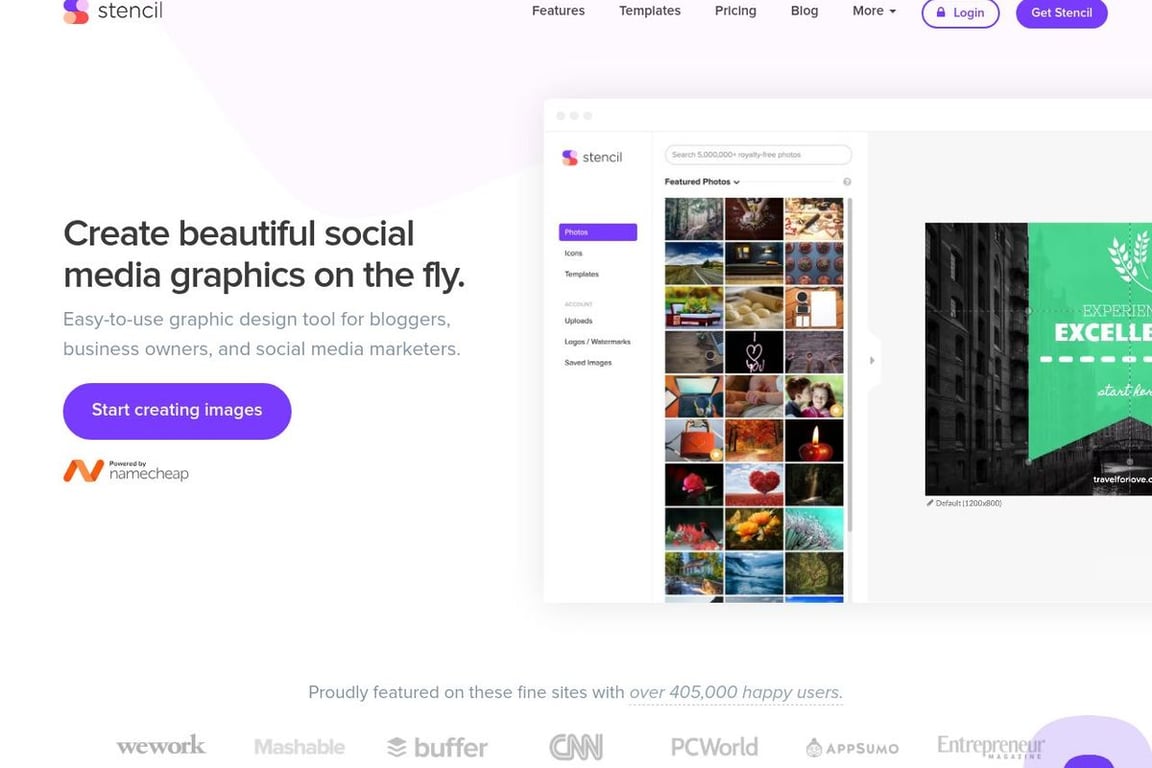 Stencil homepage